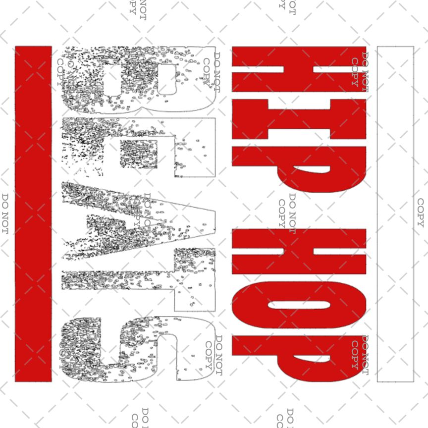 Hip Hop Beats DTF Transfer Iron on Decal