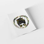 Military Camo Design Iron-on Transfer Decal, White T-Shirt Vinyl Sticker