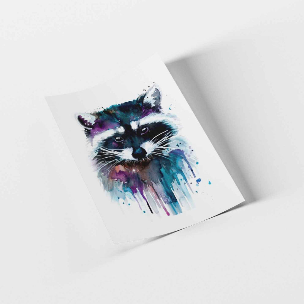 Color Splash Colorful Animals Iron-On Decal, Unique Design, Decorative Heat Transfer Art for Totes and Fabric