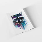 Color Splash Colorful Animals Iron-On Decal, Unique Design, Decorative Heat Transfer Art for Totes and Fabric