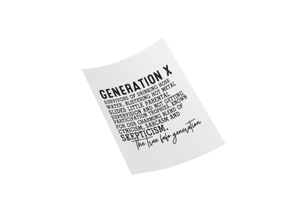 GEN-X - Popular Design DTF Transfer