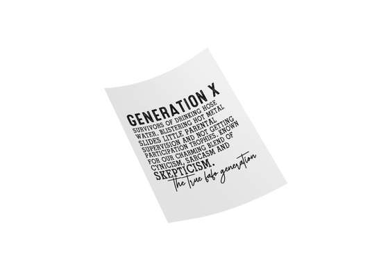 GEN-X - Popular Design DTF Transfer