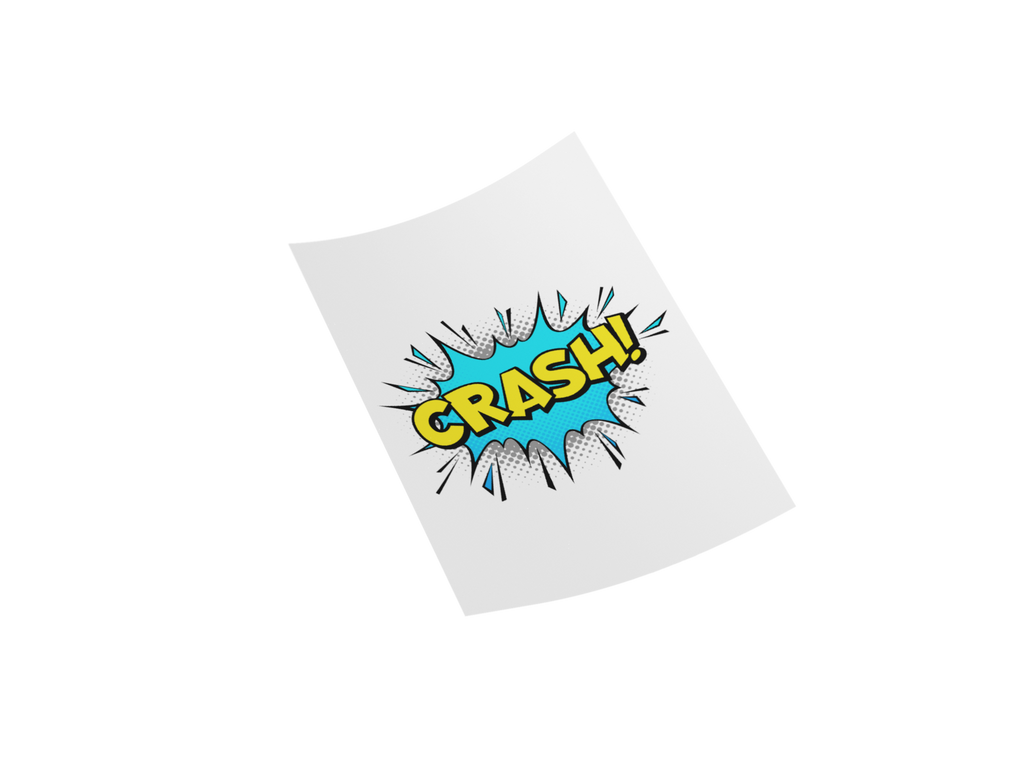 Comic Speech Bubble Classic Design DTF Transfers
