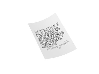 GEN-X - Popular Design DTF Transfer