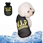 Dog Clothes for Spring Summer Breathable Thin Pet Cats Dogs Instant Cooling for Summer Cooling Jacket for Dog Anxiety Relief (VIP,Large)