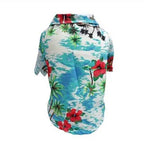 Summer Pet Printed Clothes for Dogs Floral Beach Shirt Jackets Dog Coat Puppy Costume Cat Spring Clothing Pets Outfits