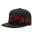 Rose Embroidery Hip Hop Baseball Cap Hat Adult Outdoor Hats Outdoor Sports Cap