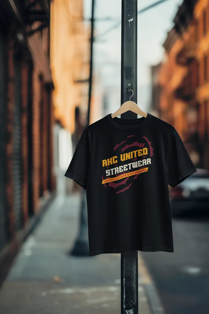 Orange Blast Custom Brand Graphic Tee