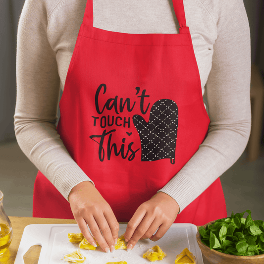 CAN'T TOUCH THIS Apron - Stylish and Humorous Kitchen Accessory