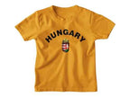 Hungary National Pride Kid's T-Shirt, Coat of Arms Design, Multiple Colors