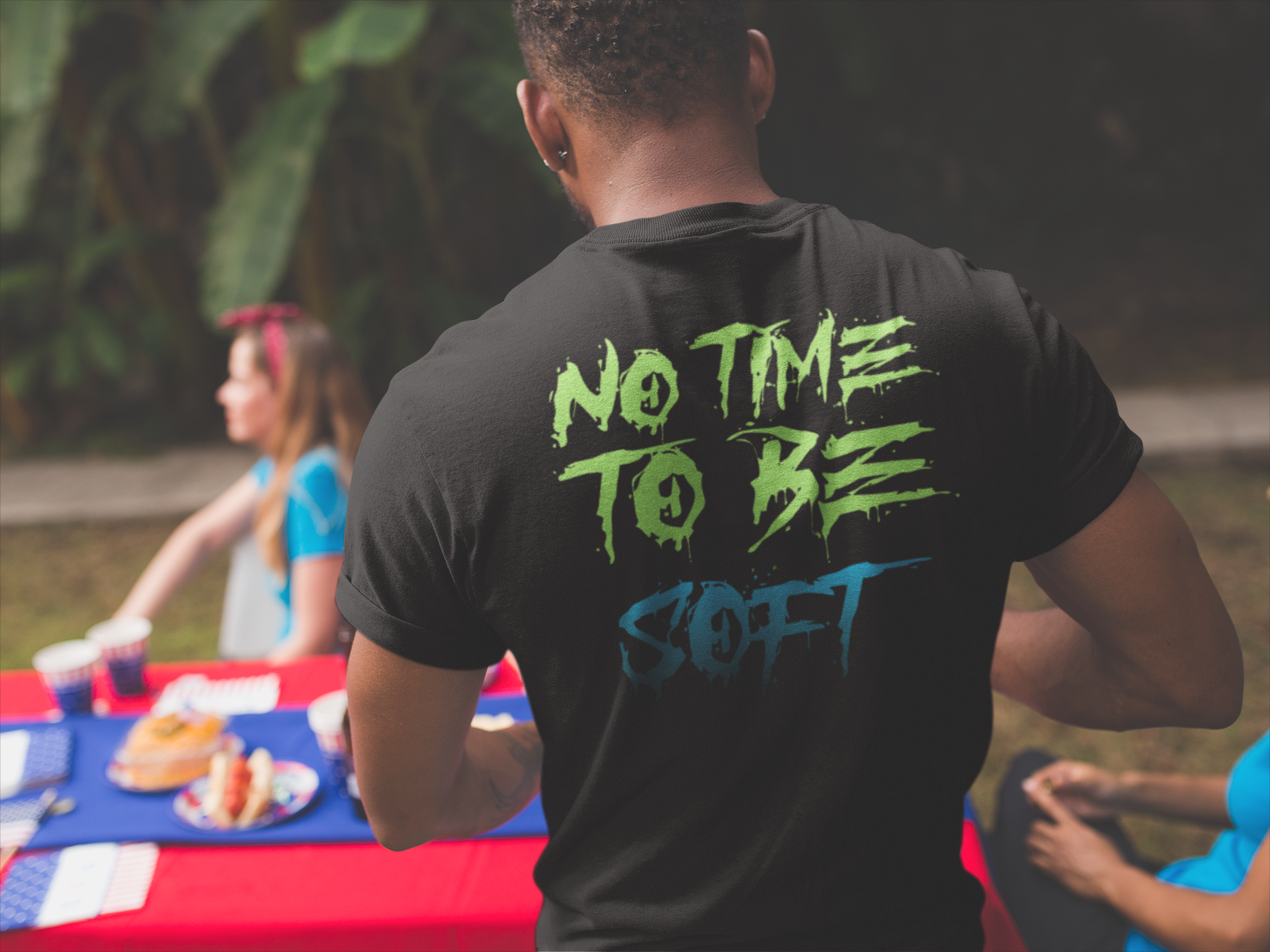 Stay Wild Custom Design Cotton T-Shirt, Graphic Print, Unisex, Black