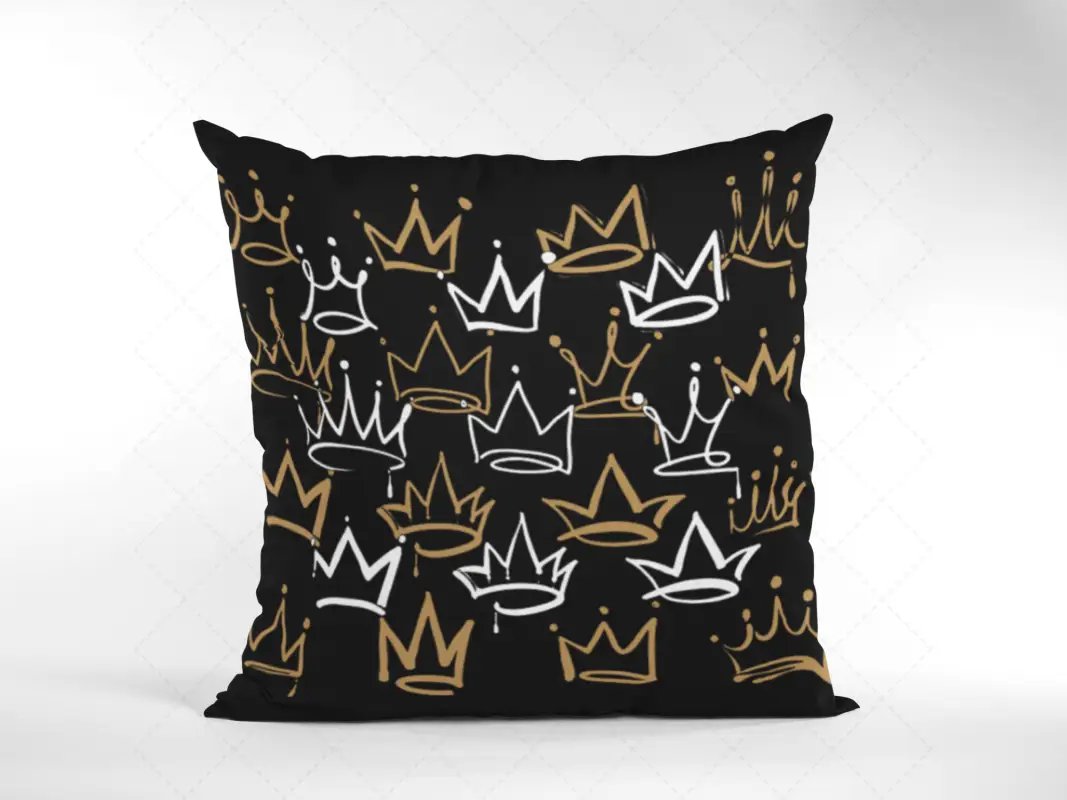 CROWNS Retro Pillow