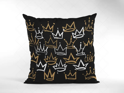 CROWNS Retro Pillow