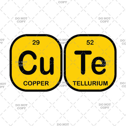 CUTE Copper Tellurium DTF Transfer - High-Quality Transfer for Easy Printing and High-Performance Printing