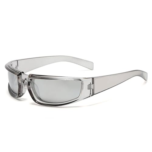 Clear safety goggles on a white background