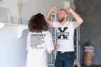 Generation X Graphic T-Shirt, 1965-1980 Nostalgic Print, Front and Back Design