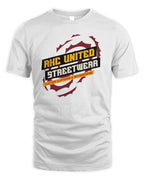Orange Blast Streetwear Logo Tee — Graphic T-Shirt
