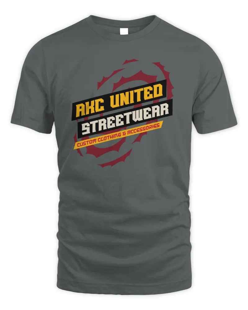 Orange Blast Streetwear Logo Tee — Graphic T-Shirt