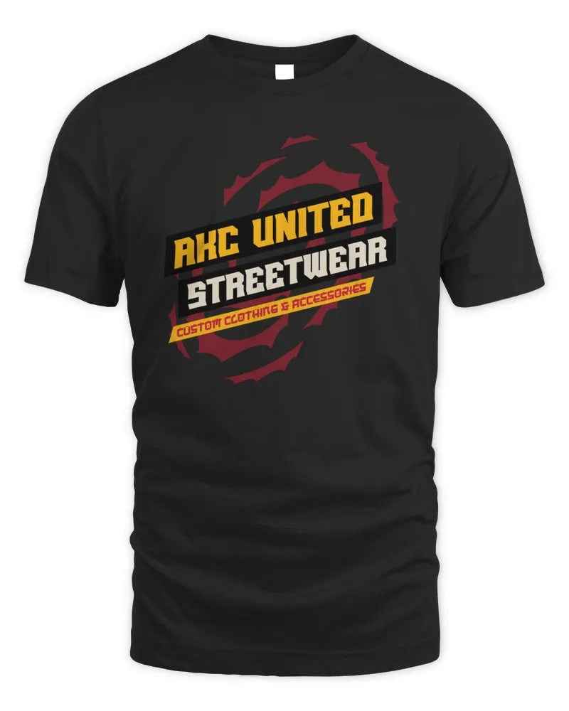 Orange Blast Streetwear Logo Tee — Graphic T-Shirt