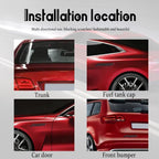 3D Metal Sport Sticker Chrome Decal Emblem Badge for All Cars and Bikes (Black)