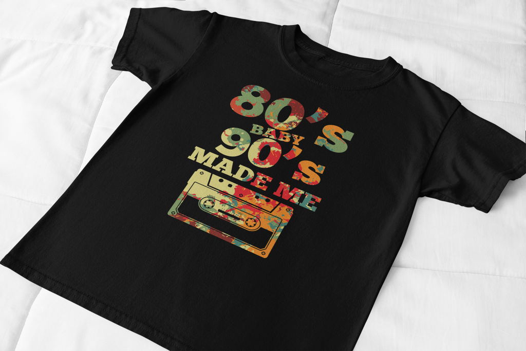 Black t-shirt with text 'I SELL DREAMS WITH A MORTGAGE ATTACHED' on a white background