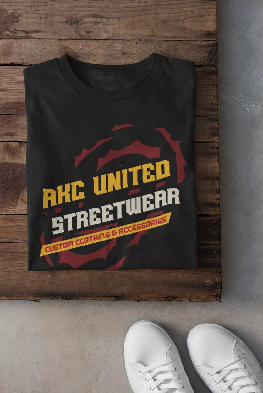 Orange Blast Custom Brand Graphic Tee