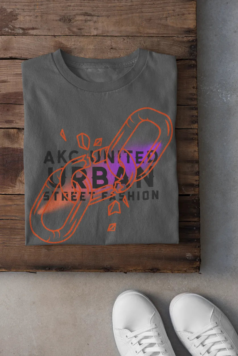 Urban Street Fashion Organic Cotton Custom Design T-shirt