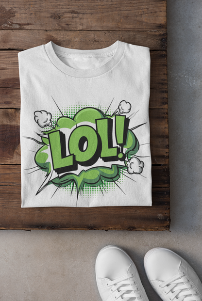 COMIC Speech Bubble LOL Popular Collection - T-shirt and Mug Bundle
