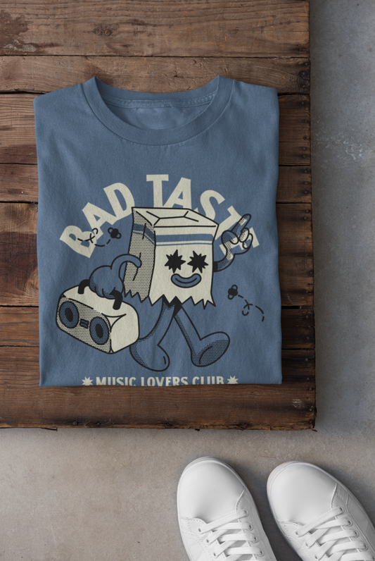 BAD TASTE Funny Retro DTF Transfer - Original Design