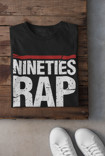 90's Rap Adult T-Shirt for Classic Hip-Hop Enthusiasts