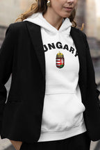 Hungary National Pride Pullover Hoodie, More Colors, Coat of Arms Design