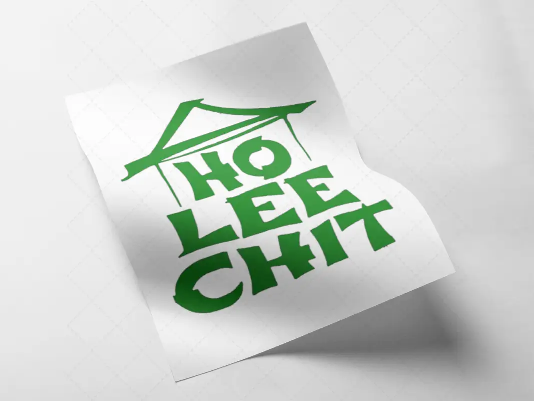 Holee Cheat Funny Iron on Decal