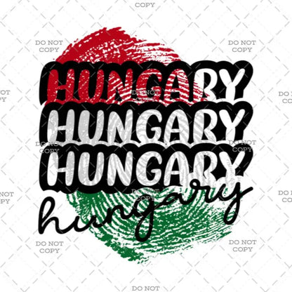 HUNGARY SIGN - Stylish Decal