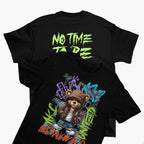 Stay Wild Custom Design Cotton T-Shirt, Graphic Print, Unisex, Black