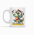 Allergic to mornings Funny Graphic Coffee Mug