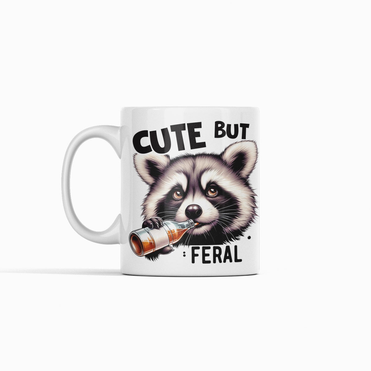 Cute but Ferral Funny Ceramic Coffee Mug