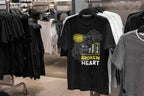 Bronx Broken Heart World Graphic T-Shirt, Black Cotton, Vintage Style