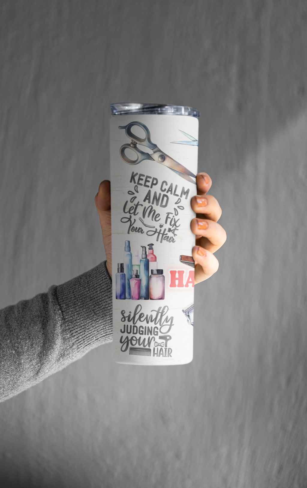 Hairdresser Stylish Barber 20 oz Stainless steel Skinny Tumbler
