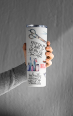 Hairdresser Stylish Barber 20 oz Stainless steel Skinny Tumbler