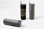 I'm a Mechanic Stainless-Steel Skinny Tumbler 20 oz Black