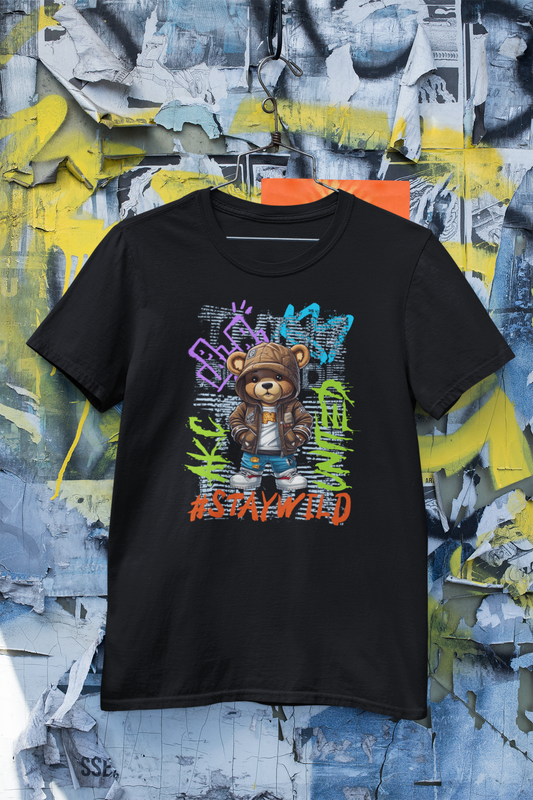 Stay Wild Custom DTF Transfer for Unique Clothing Design