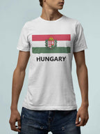 Hungary Flag T-Shirt, National Pride Design