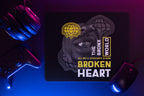Broken Heart Graphic Mouse Pad — The Bronx World Design