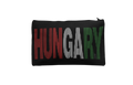 Black pouch with 'HUNGARY' in red, white, and green on a white background