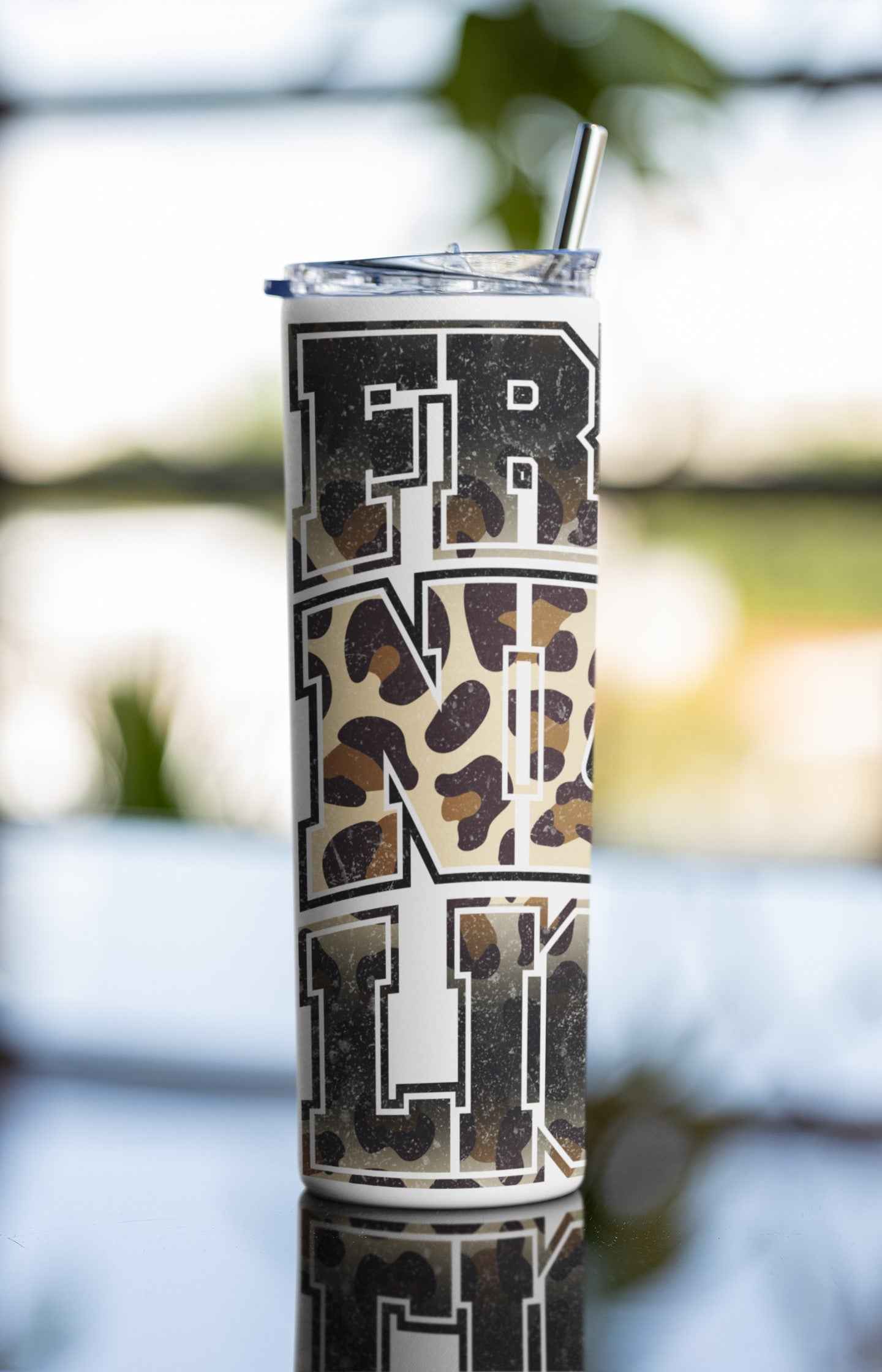 Friday Night Lights Tumbler 20 oz Stainless-Steel, Hot and Cold Drinks