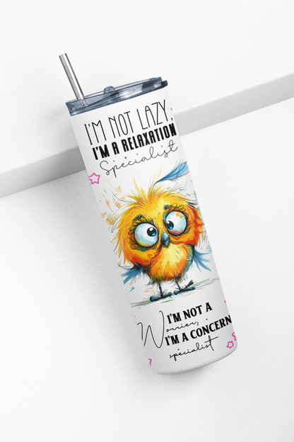 Funny Duck Coffee Quote Stainless-Steel Tumbler