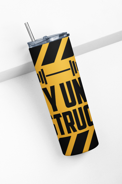 Under Construction Top Design Urban Collection - Tank-top and Tumbler Bundle