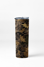 Hunter Design Leaf Pattern 20 oz Stainless steel Skinny Tumbler