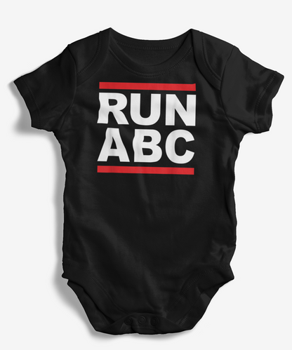 RUN ABC Soft Cotton Onesie with Alphabet Design