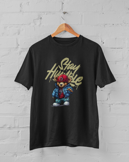 Stay Humble Cool Teddy Custom Graphic Tee